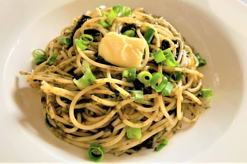Yuri Yamamoto "Nori nori butter pasta" is super delicious... You can make it right away without a knife Knife and frying pan...