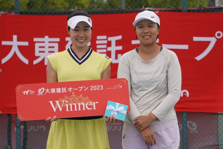 Miho Kuramochi wins the newly established "W15 Fukui Daito Trust Open"!ITF Tour without dropping a set from the first match...