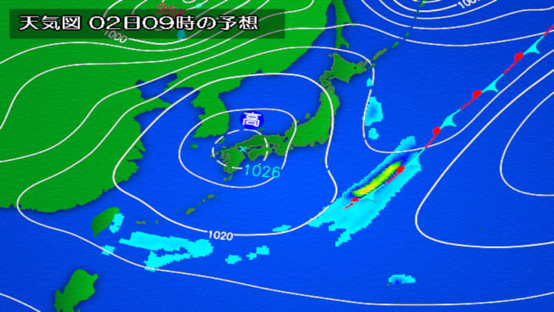 全国的に清々しい青空が広がり過ごしやすい陽気に