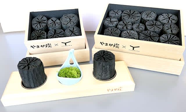 How about "chrysanthemum charcoal" for the interior?Developed by Nagasawa Nenryo Shoji (Yonezawa), etc.
