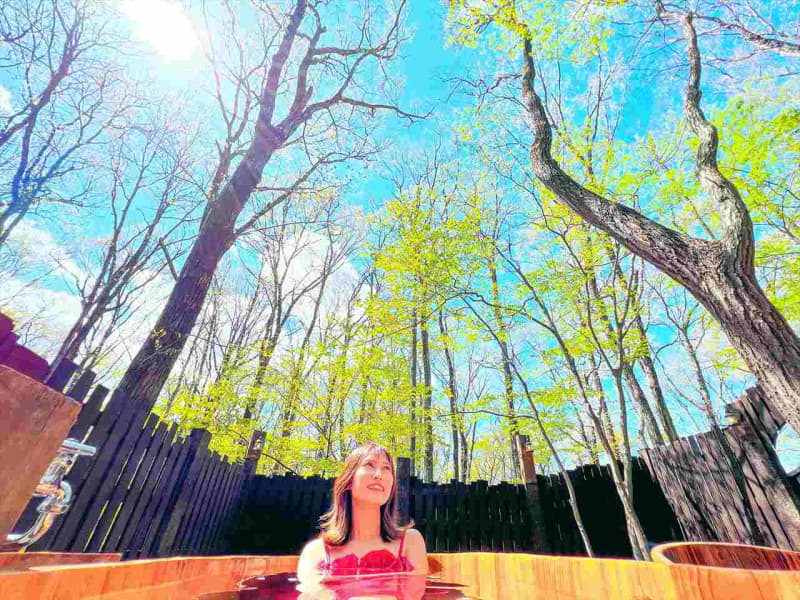360度の原生林ビュー！那須にツリーハウス型の完全貸切スパ施設「森の天空サウナ＆露天風呂」 オープン