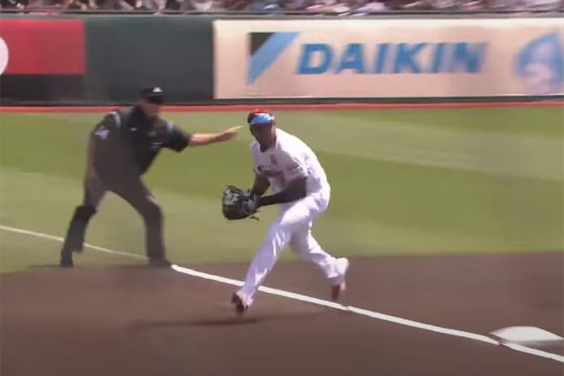"Major-class play" that is hard to see in NPB Easy big long throw "too amazing"