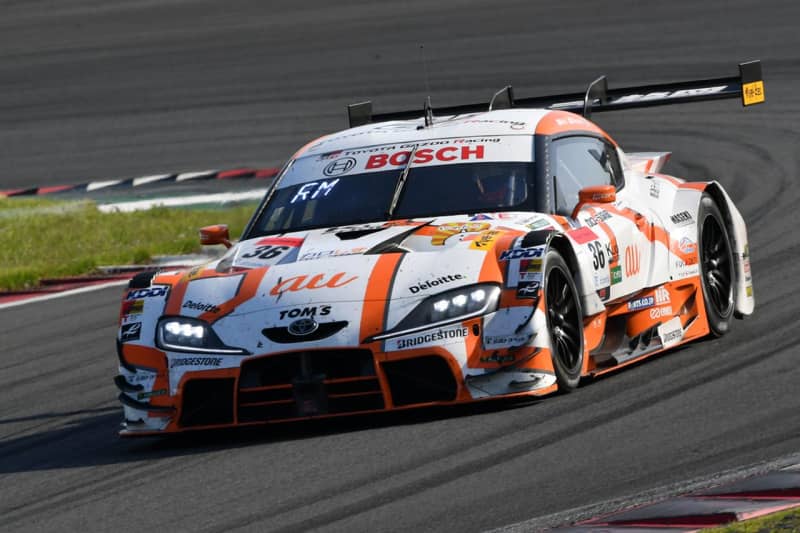 Super GT GT500 / Round 2 at Fuji, No. 36 au TOM'S GR showed speed on its home course...