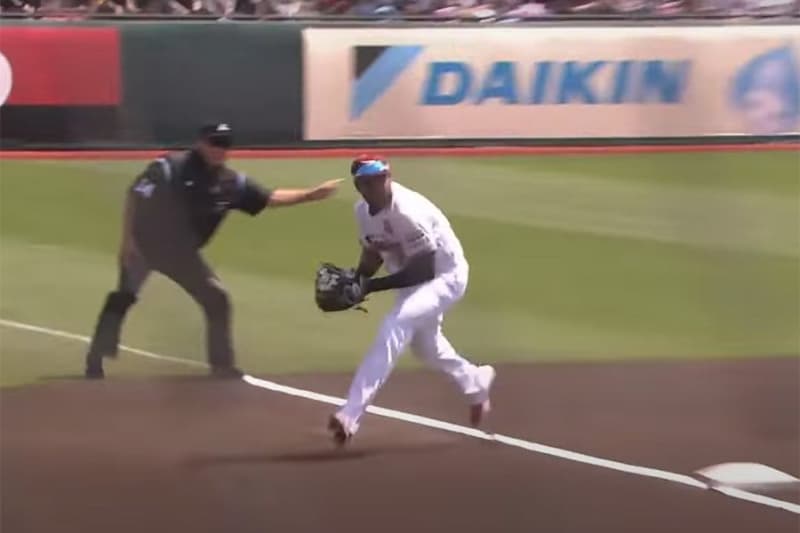 "Major-class play" that is rarely seen in NPB Light big long throw is "too amazing"