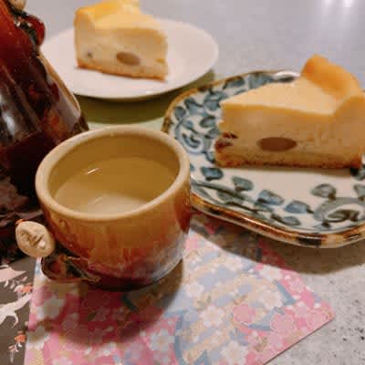 【 サンモレチーズ2023⠀】お豆と日本酒のチーズケーキ