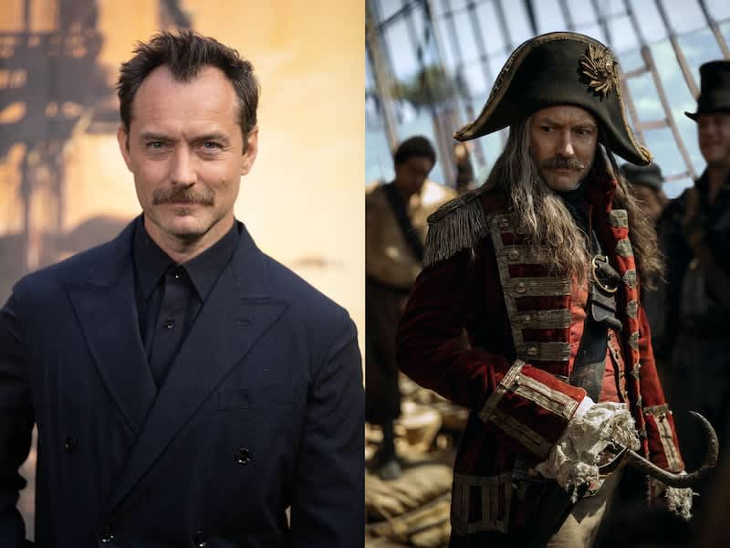 Why did he become "Captain Hook" and why did the feud start?Jude Law has never seen “…