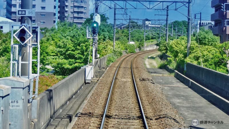 Front view From Oyumino Station to Chiharadai Station [Ekibura 05] Keisei Chihara Line 256