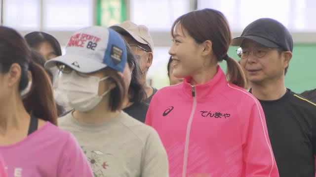 What is the warm-up of the prestigious track and field club?Running class for beginners Coached by Honami Maeda and others [Okayama]