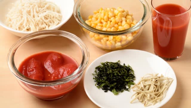 Processed vegetables recommended for emergency food!How to use canned tomatoes and dried daikon radish