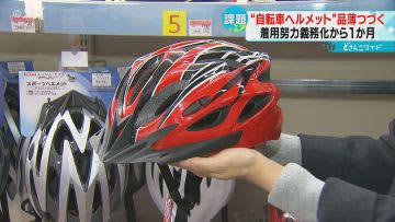 Are you wearing a helmet?One month after making efforts obligatory Some shops are out of stock