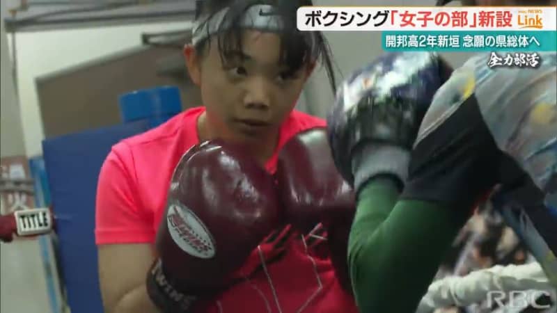 High school girl who longs for Mike Tyson Ayana Arakaki to the top of the country with one fist