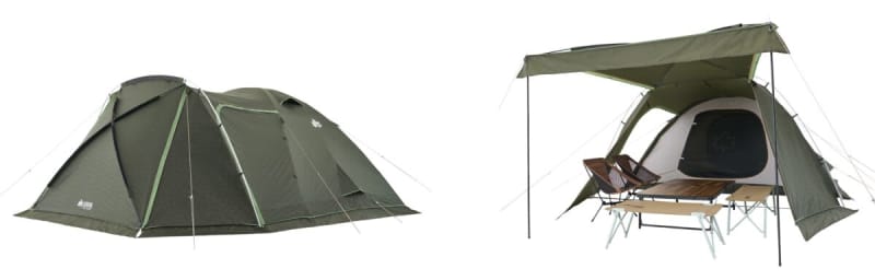 ファミリーでもゆったり過ごせる！簡単設営＆開放的な大型テント発売ロゴス