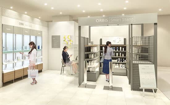 The cosmetics industry's first store using the TOUCH TO GO unmanned payment system opens