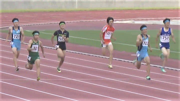 Yamanashi Prefecture Inter-High School Athletic Tournament Day 2 Last year's champion in athletics, also rival confrontation