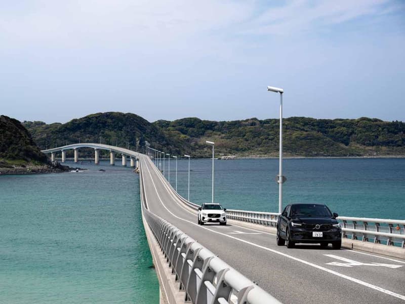 Volvo's latest electric model Kyushu test drive event "There is a mysterious 'bridge' in the scenery we meet"