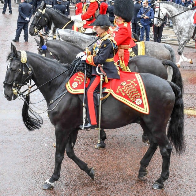 軍服を着て6000人を率いたアン王女 戴冠式での騎乗は兄チャールズ国王との「絆」 娘ザラが語る