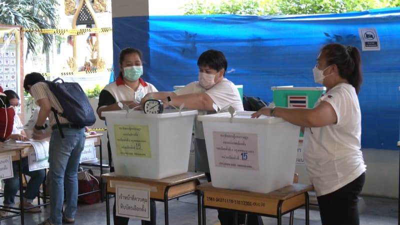 “民主的政治”掲げる野党躍進か　タイ総選挙 投票始まる