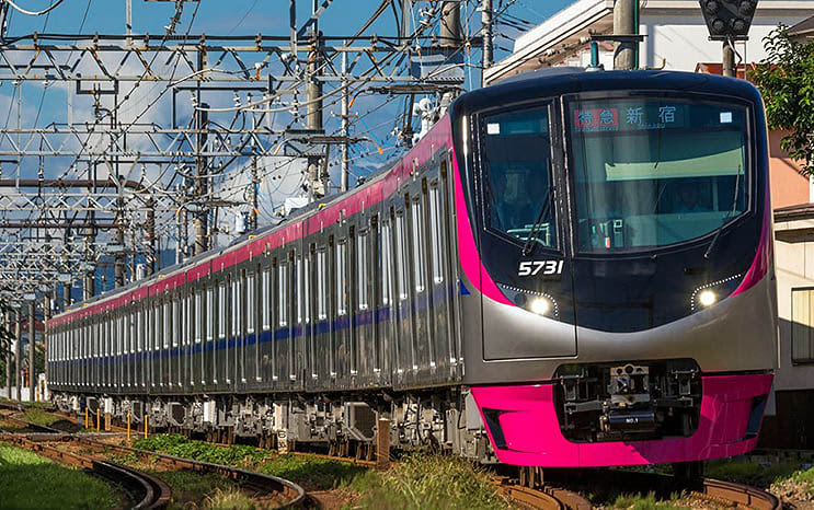 For the Keio Liner, 5000 additional 1 series seat conversion, and 8000 3 series with new VVVF inverter control