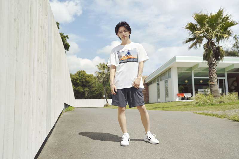 [Genki Iwahashi] Appointed as an image character for the 2023 adidas T-shirt collection Handwritten…
