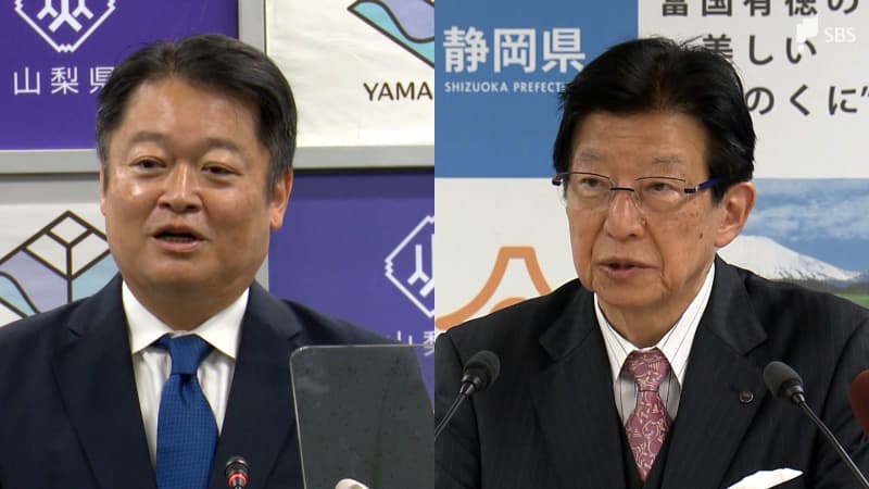 山梨県知事「科学的根拠が必要」リニア・ボーリング調査　静岡県の中止要請に重ねて苦言