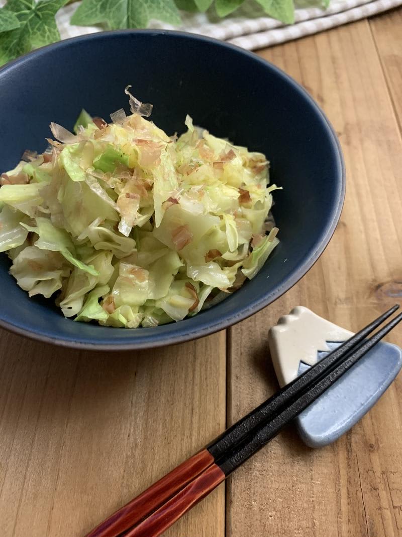If you feel a lack of vegetables! Simple side dish of "cabbage and bonito flakes"