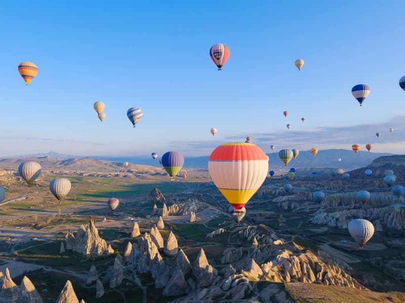[Turkey] A magnificent balloon experience at the World Heritage "Cappadocia"!Whether or not you can fly over the superb view depends on the weather
