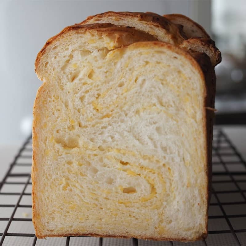 Recipe how to make custard marble bread