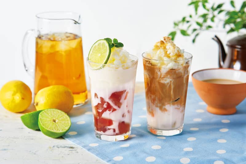 A cool sherbet tea that collaborated with Calpis from Afternoon Tea…