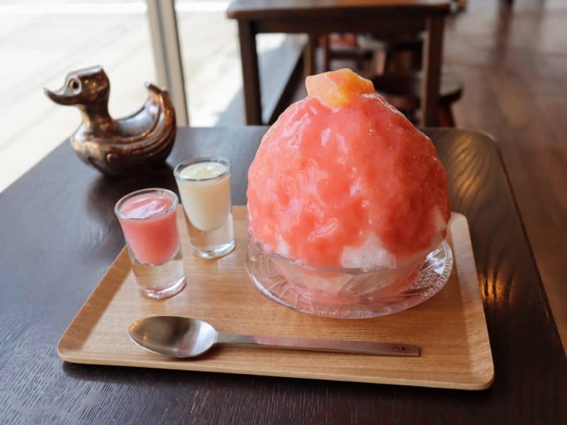 仙台の人気フランス菓子店でかき氷がスタート！濃厚＆ジューシーな桃のかき氷