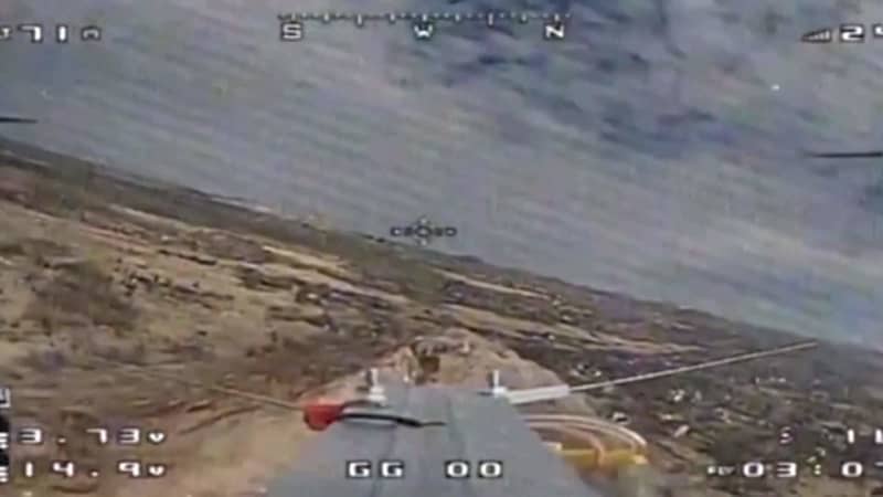 Drone Calls Russian Soldiers To Surrender From Above