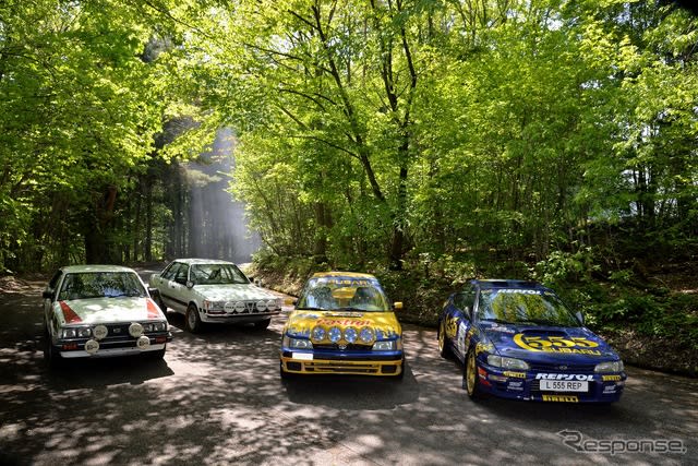 レオーネ！ レガシィ！ インプレッサ！ 歴代スバルのワークスラリーカー4世代が集まる