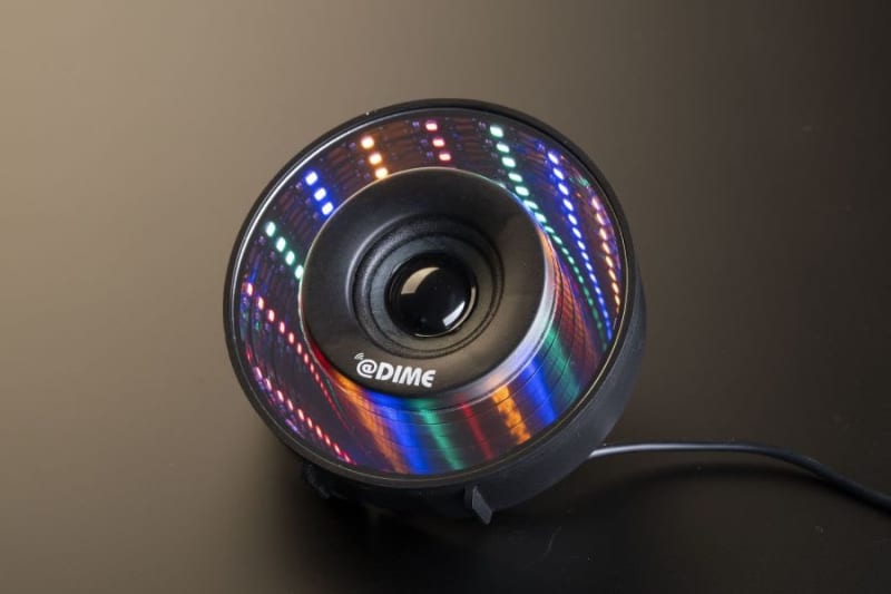 4色のLEDが光るBluetoothスピーカーが「DIME」の付録に登場！