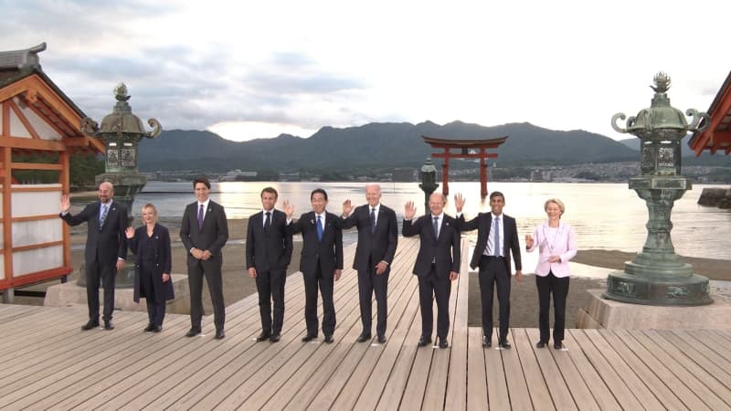 首脳ら 原爆資料館訪問　G7広島サミット開幕