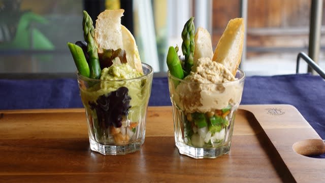 [Salad recipe] Refreshingly delicious!How to make parfait with vegetables