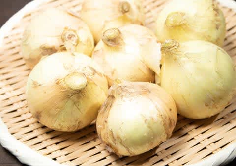 For the prevention of lifestyle-related diseases!The correct answer is to eat seasonal new onions at ◯◯