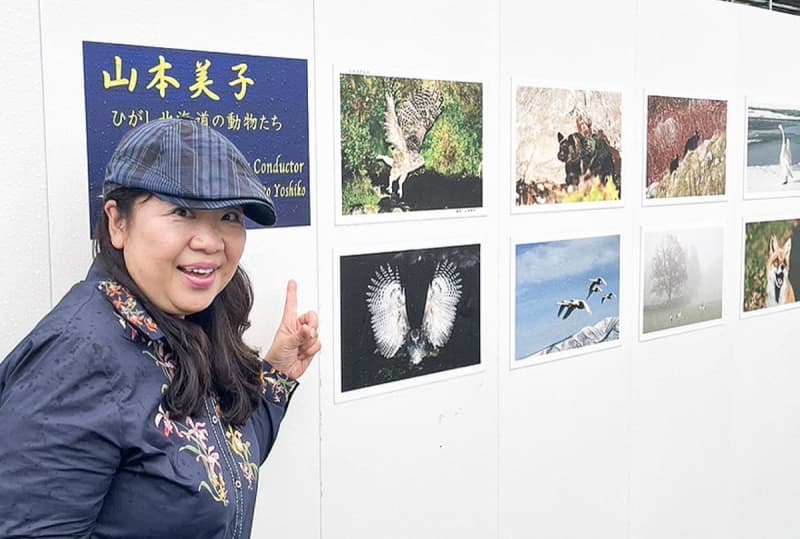 Mini photo exhibition at Shinto University construction site Yokosuka City