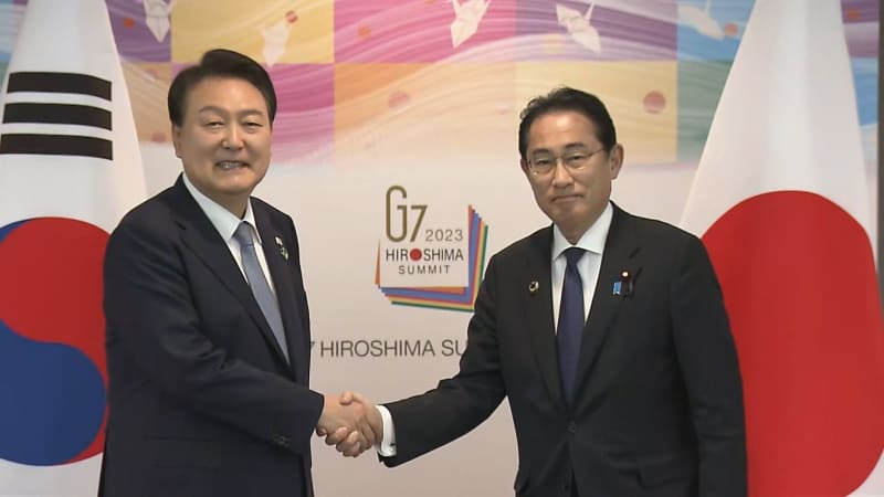日韓首脳会談「進展如実に示すもの」　G7広島サミット最終日