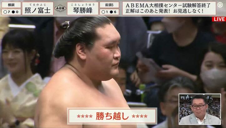 Yokozuna Terunofuji is the only one in the makuuchi "won unscathed" Former Wakanohana's victory prediction "The current one-loss wrestler won until the end...