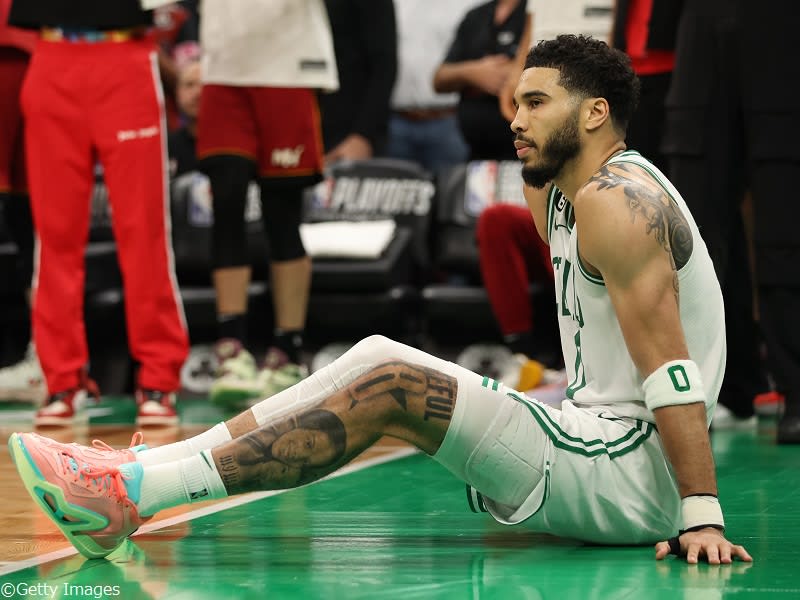 Celtics' 2nd straight loss to Heat: Tatum on 'turned the tide' play