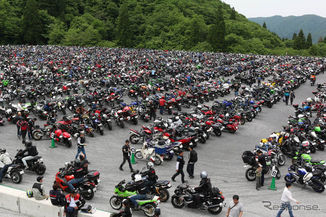 バイク5000台が奥伊吹に集結、「2りんかん祭り」開催　5月27日