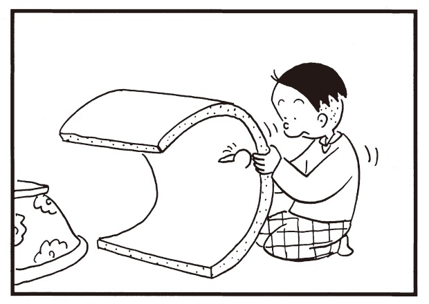 Morning update! 4-panel manga "Kariage-kun" "Walking" "Nayami" Prepare a big sponge?