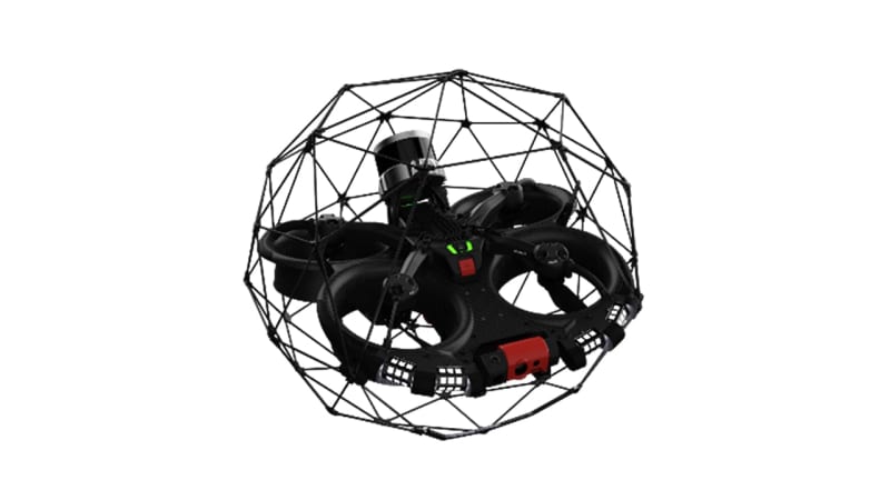 Blue Innovation's indoor inspection spherical drone "ELIOS 3" officially introduced by Kyushu Electric Power