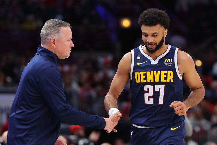 "He was in tears," the Nuggets manager reveals of a conversation he had with Murray two years ago.