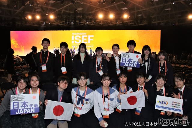 Japanese high school students win 6 prizes at international scientific research competition