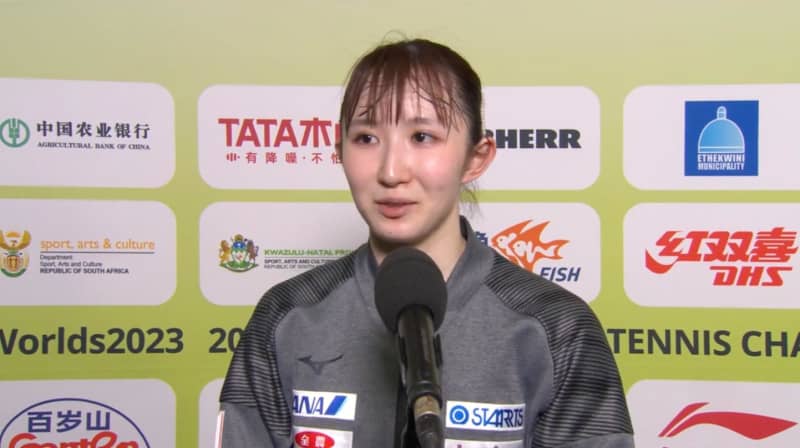 [world table tennis] Hina Hayata singles first match breakthrough "condition is not so bad"