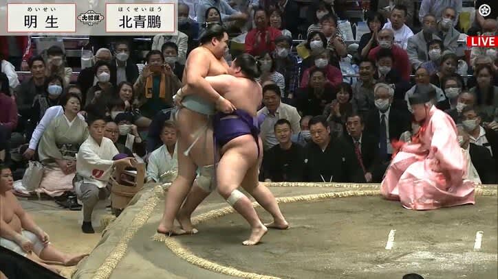 The concept of "stick standing" is overturned!Kitaseiho, a "knee pin" sumo that breaks common sense, "a different dimension of sumo", "normally unthinkable ...