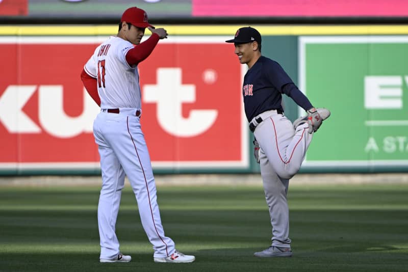 【一問一答】吉田正尚 17度目のマルチヒットで打率は.308に上昇！大谷との談笑は「近況報告」