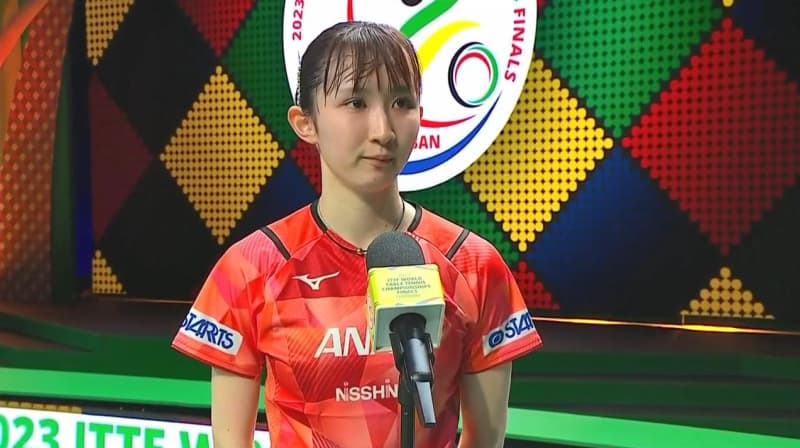 [world table tennis] Hina Hayata interview "I feel Japanese food with udon made by my mother" i…