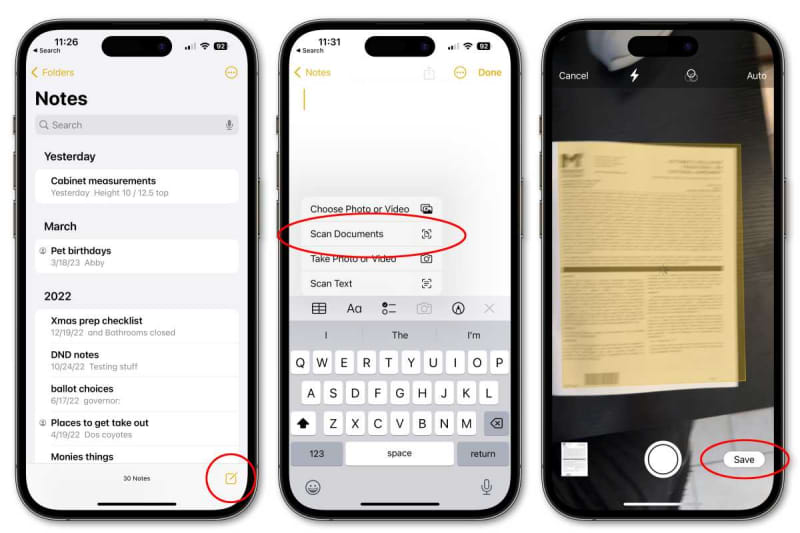 How to scan documents and make PDFs on your iPhone…