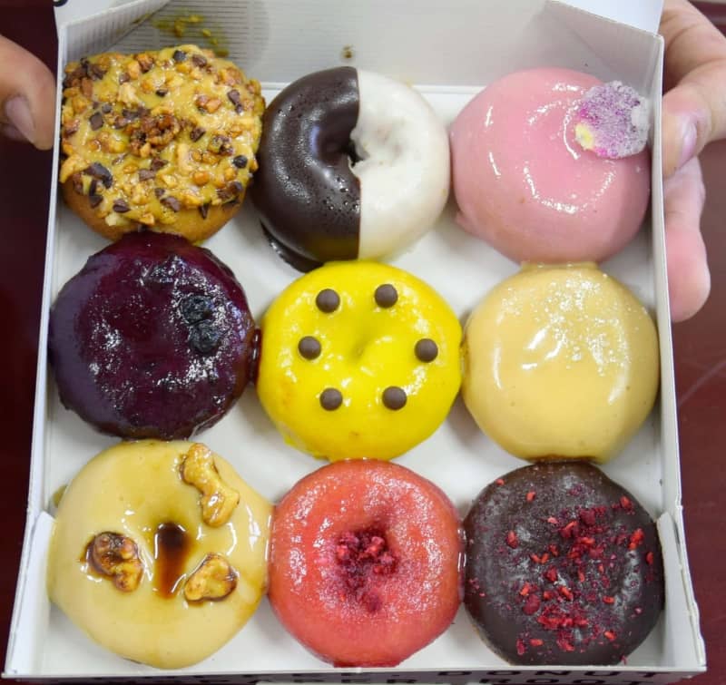 Colorful 5cm mini donuts ROOTH open for a limited time at department store Ryubo Okinawa limited items also available